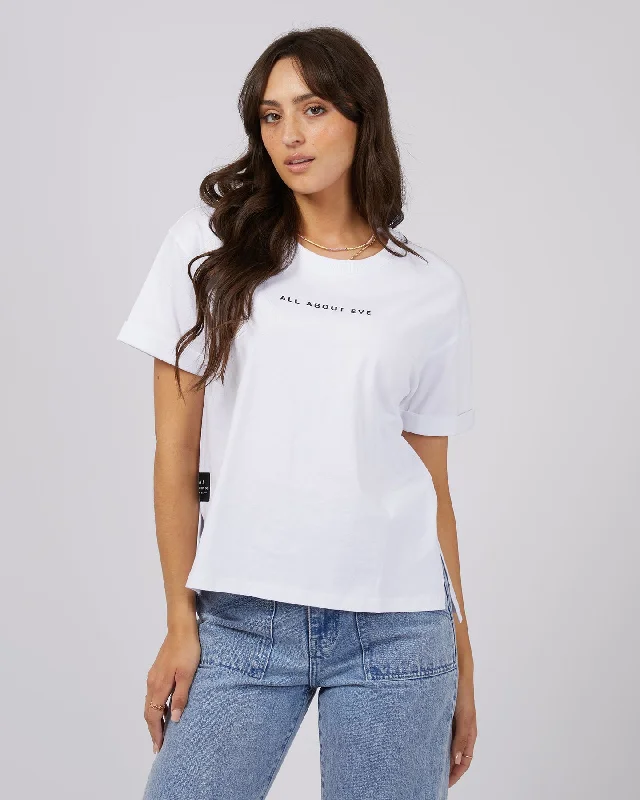 All About Eve AAE Washed Tee WhiteInstant Savings Await!