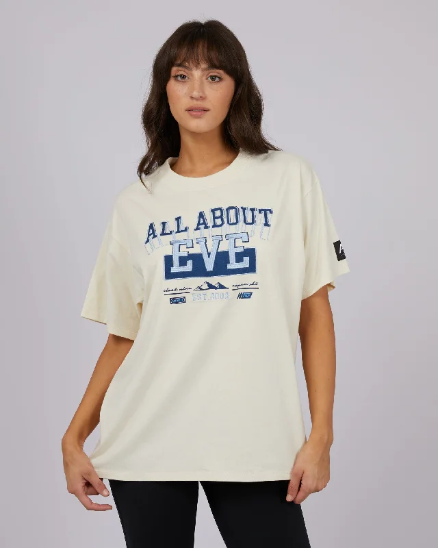 All About Eve Snow Peaks Oversized Tee Vintage WhiteLimited-Time Price Drop!