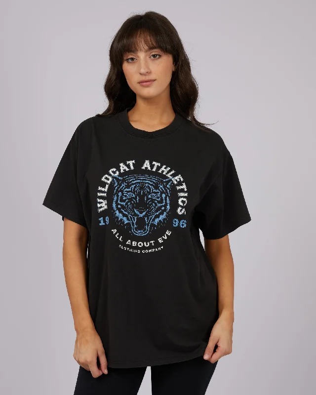 All About Eve Wildcat Oversized Tee Washed BlackYour Exclusive Offer Awaits!