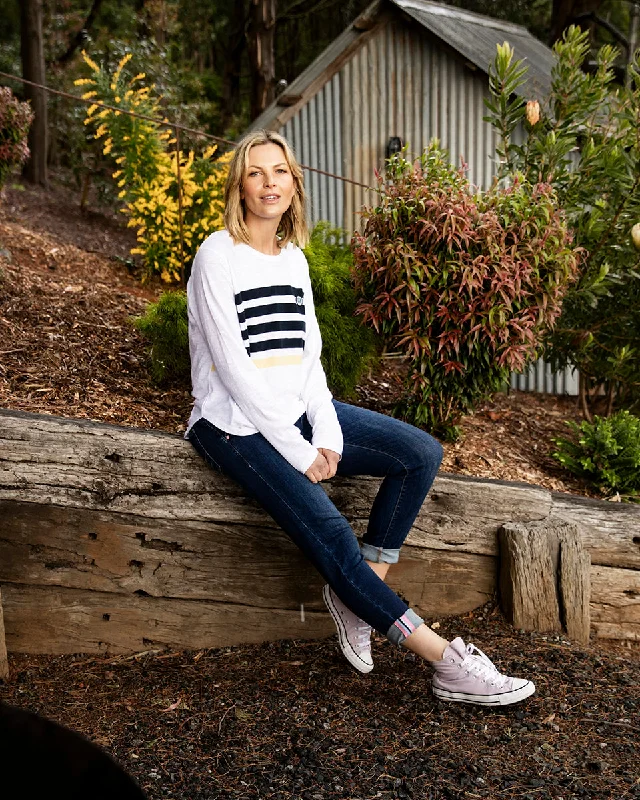 Elm Byron L/S Tee WhiteShop Today, Save Tomorrow!