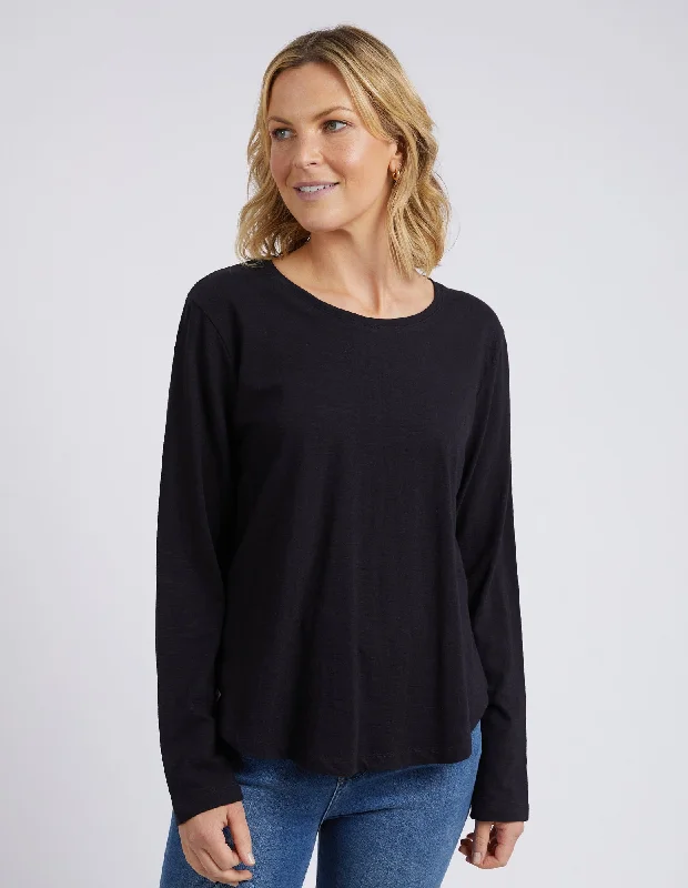 Elm Everyday L/S Tee BlackDon't Miss Out!