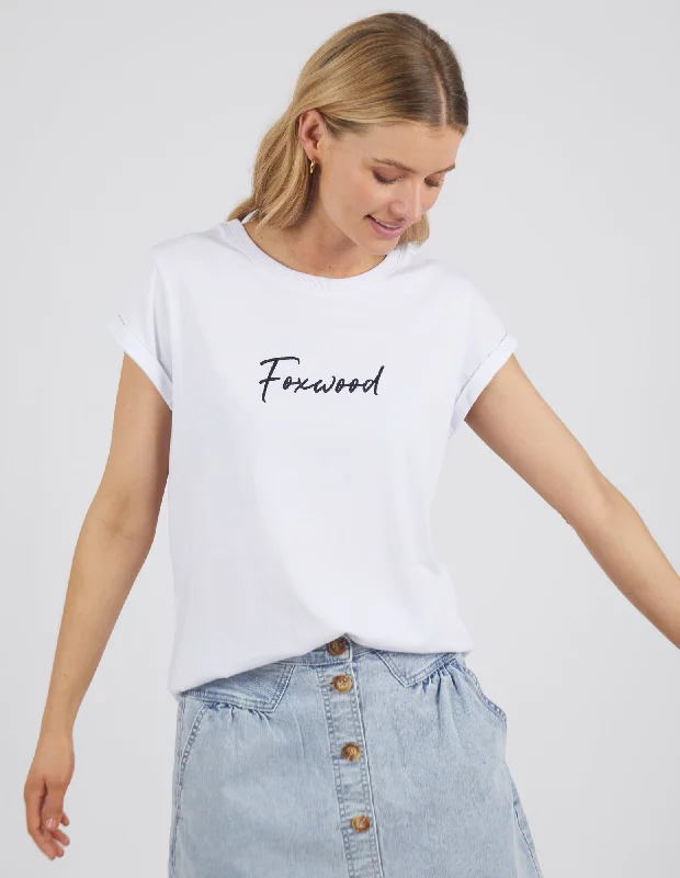 Foxwood Signature Tee WhiteYour Wallet Will Thank You!