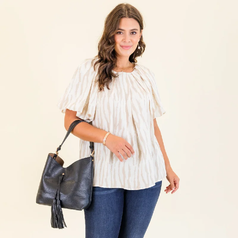 Misty Breeze Top, TaupeYour Favorite Sale is Back!