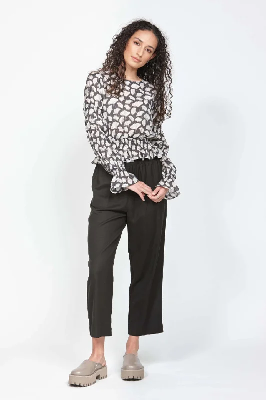 Nars Pink Floral Ruched Waist LS TopShop Today, Save Tomorrow!