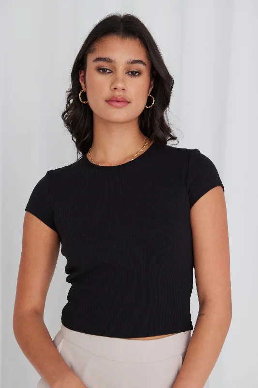 Only Black Baby Rib TeeFind the Best Deals Here!