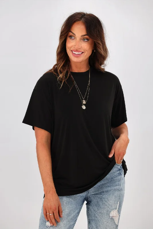 Silent Theory Harper Tee BlackIncredible Savings Inside!