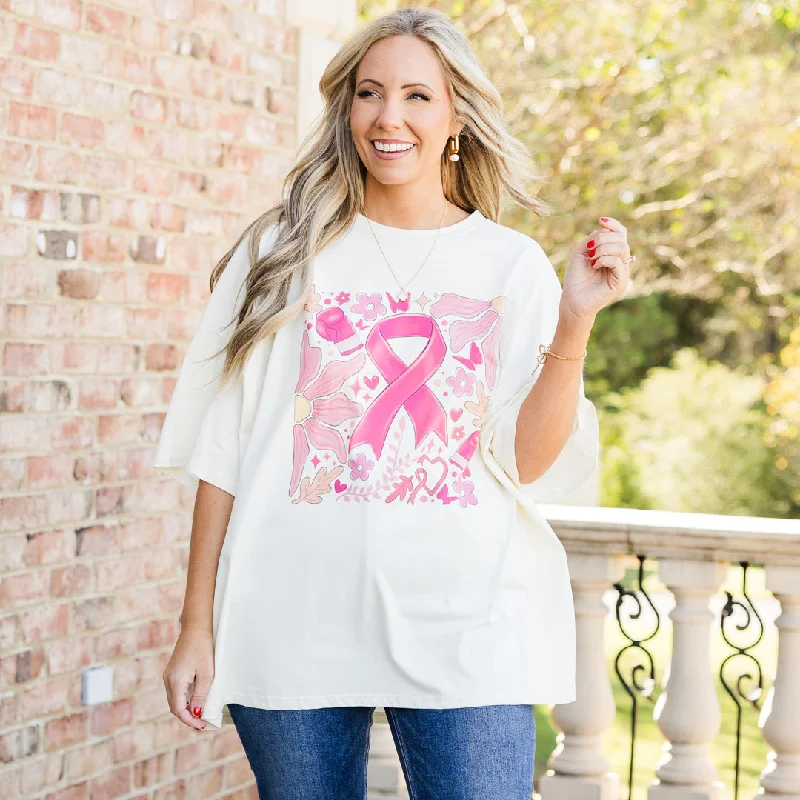 Stronger Together Boyfriend Tee, IvoryEnjoy Huge Discounts Now!